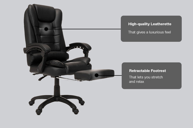 Green Soul Urbane Premium Leatherette Executive Chair Multi-Functional Chair Green Soul Ergonomics