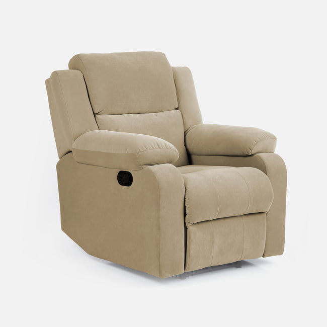 Green Soul Comfy Fabric Single Seater Recliner Recliner Green Soul Ergonomics