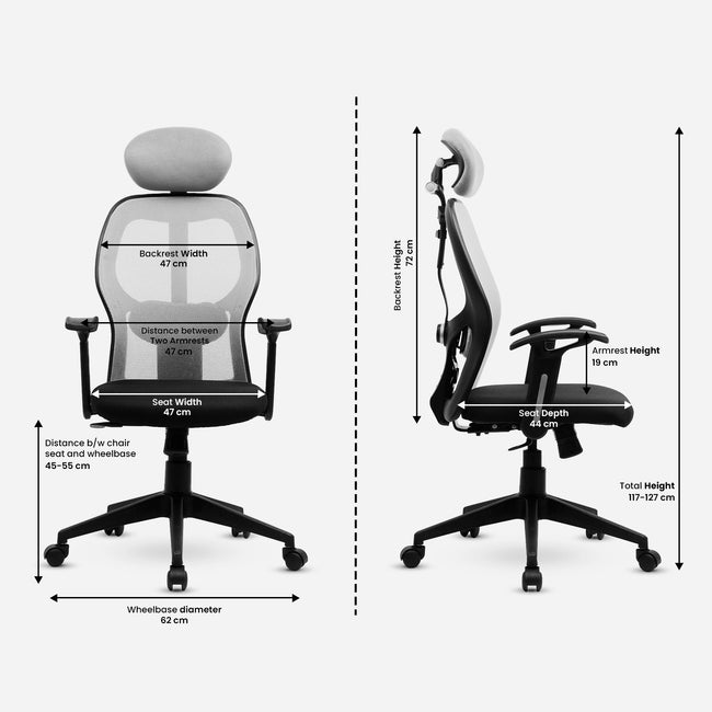 Green Soul Yoga High Back Mesh Office Chair Efficient Chairs Green Soul Ergonomics