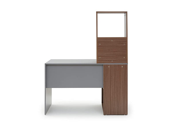 Renewed Vermont Study Table - Gothic Grey  Green Soul Ergonomics