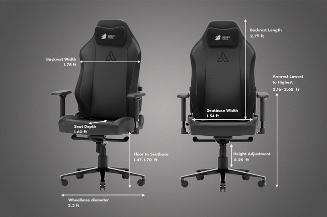 Renewed Assassin Gaming Chair Renewed Green Soul Ergonomics