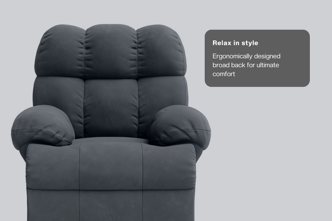 Shangri-La Rocking, Revolving and Recline Single Seater Electric Recliner Sofa