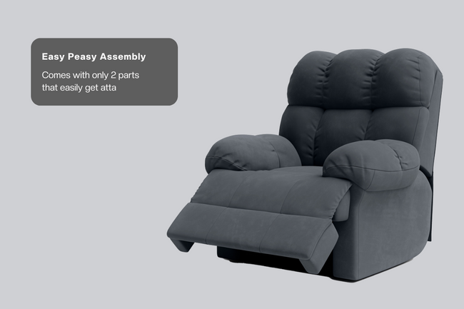 Shangri-La Rocking, Revolving and Recline Single Seater Electric Recliner Sofa