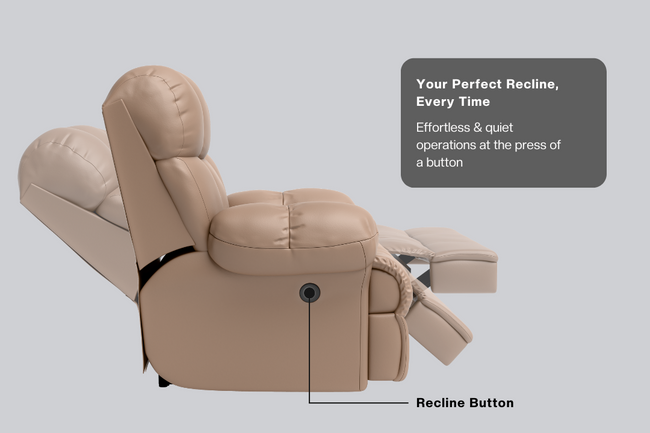 Shangri-La Rocking, Revolving and Recline Single Seater Electric Recliner Sofa