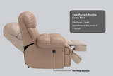 Shangri-La Rocking, Revolving and Recline Single Seater Electric Recliner Sofa