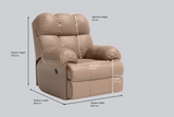 Shangri-La Rocking, Revolving and Recline Single Seater Electric Recliner Sofa