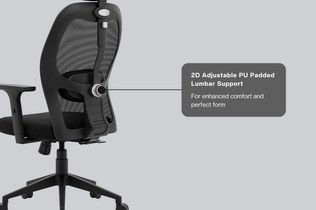 Green Soul Renewed Yoga High 1D Armrest Back Mesh Office Chair