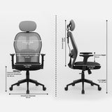 Green Soul Renewed Yoga High 1D Armrest Back Mesh Office Chair