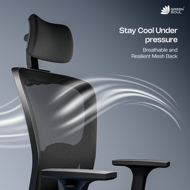 Green Soul Jupiter Superb High Back Mesh Office Chair