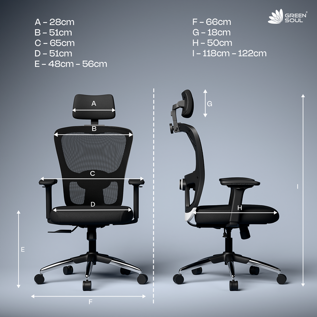 Green Soul Jupiter Pro High Back Mesh Office Chair