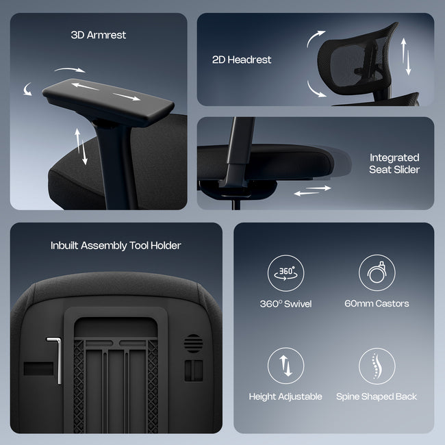 Green Soul Zodiac Superb with Upgraded Cushioned Lumbar Intelli-Adapt Recline 5 year warranty