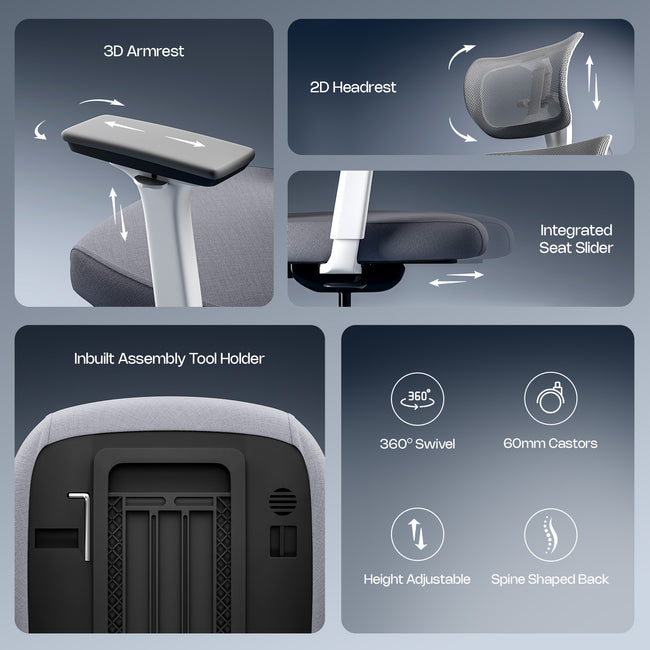 Green Soul Zodiac Superb with Upgraded Cushioned Lumbar Intelli-Adapt Recline 5 year warranty