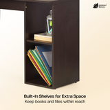 Green Soul Brixton L-Shaped Corner Desk (4ft + 4.5ft) | Engineered Wood