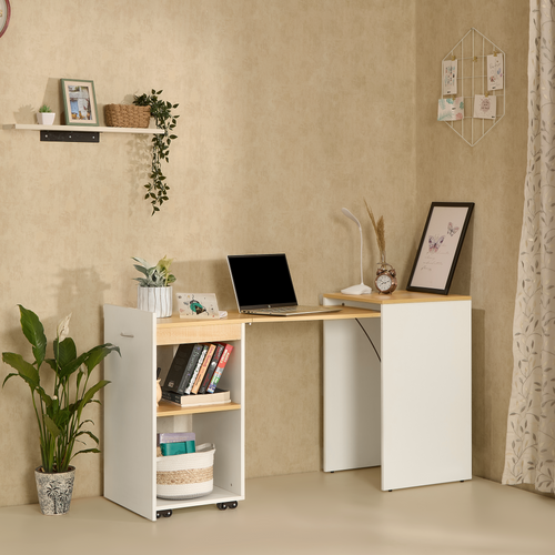 Kyoto 4.6ft Study Table with Space-Saving Design | Engineered Wood Desk