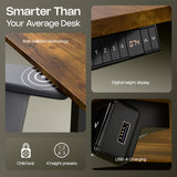 Green Soul Oasis L Shape Premium Height Adjustable Table with Dual Motors