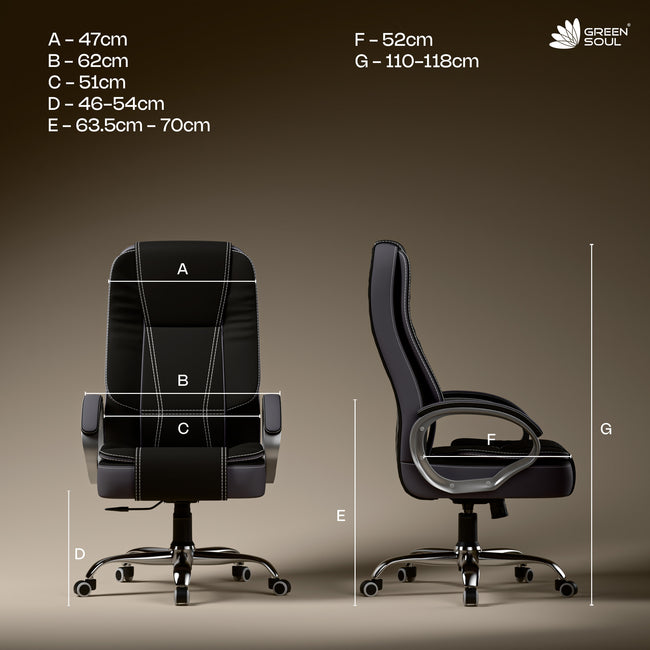 Green Soul Vienna Fabric Executive Chair