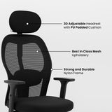 Green Soul Renewed Yoga High 1D Armrest Back Mesh Office Chair