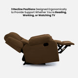 Green Soul Comfy Fabric Single Seater Recliner