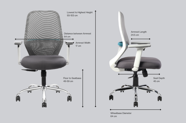 Green Soul Eva Mid Back Mesh Premium Office Chair Efficient Chairs Green Soul Ergonomics