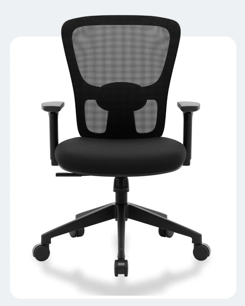 Green Soul Jupiter Go Mid Back Mesh  Office Chair Efficient Chairs Green Soul Ergonomics