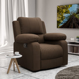 Laze (R3) Single Seater Electric Recliner Sofa with Soft Suede Fabric