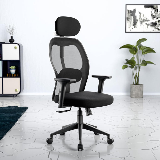 Green Soul Renewed Yoga High 1D Armrest Back Mesh Office Chair