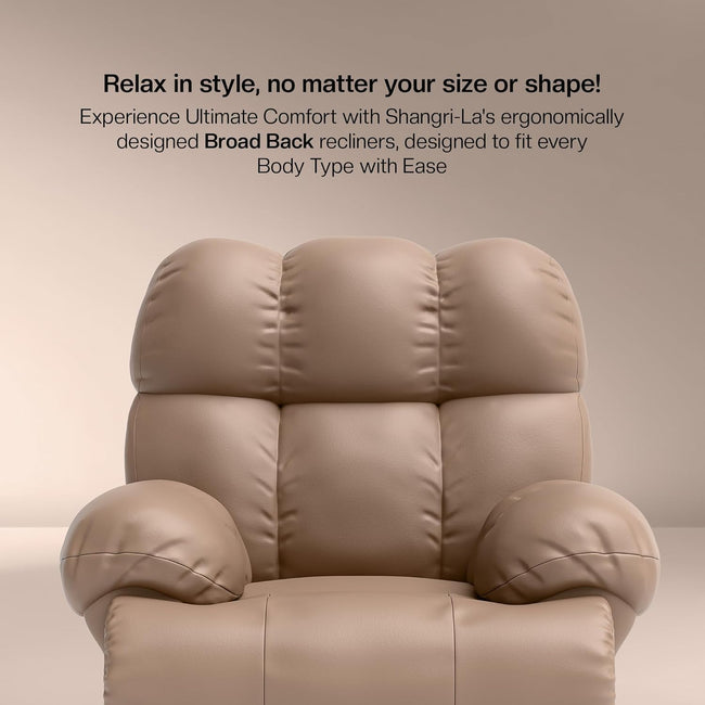 Shangri-La Rocking, Revolving and Recline Single Seater Electric Recliner Sofa