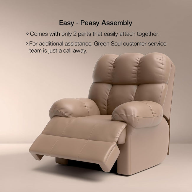 Shangri-La Rocking, Revolving and Recline Single Seater Electric Recliner Sofa