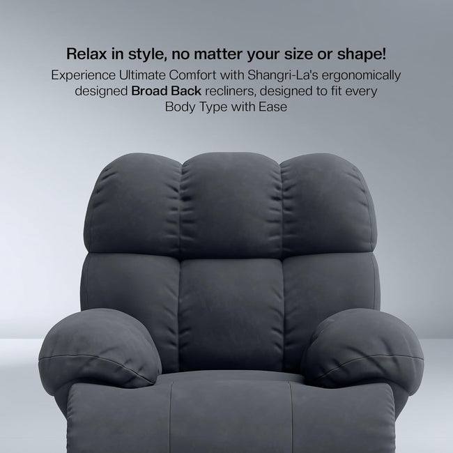 Shangri-La Rocking, Revolving and Recline Single Seater Electric Recliner Sofa