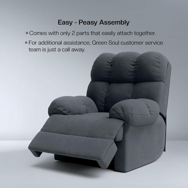 Shangri-La Rocking, Revolving and Recline Single Seater Electric Recliner Sofa