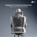 Green Soul Leo Designed for Broad Shoulders Mesh Ergonomic Office Chair