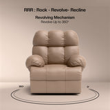 Shangri-La Rocking, Revolving and Recline Single Seater Electric Recliner Sofa