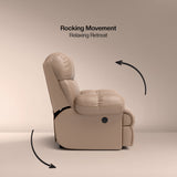 Shangri-La Rocking, Revolving and Recline Single Seater Electric Recliner Sofa