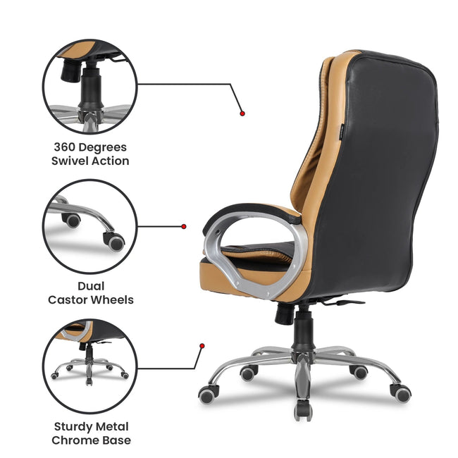 Green Soul Renewed Vienna High Back Executive Chair Renewed Green Soul Ergonomics