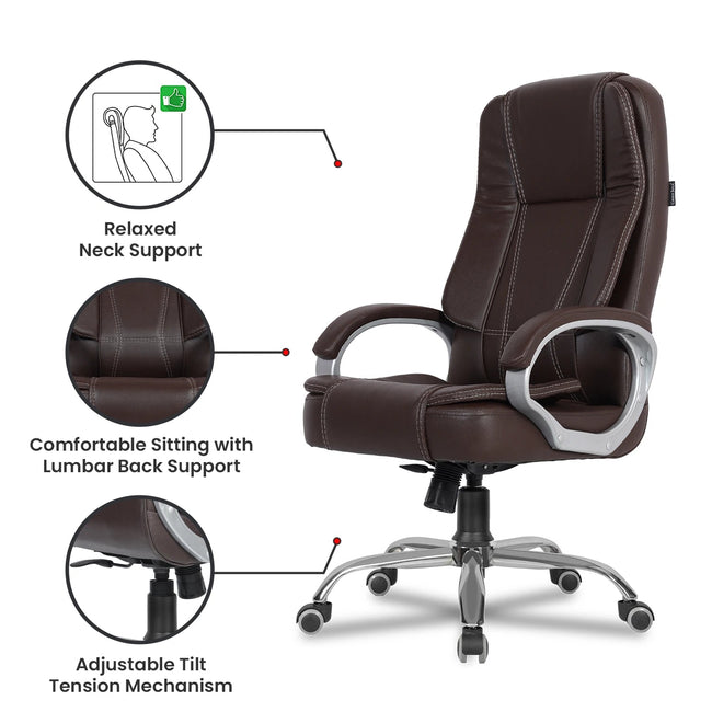 Green Soul Renewed Vienna High Back Executive Chair Renewed Green Soul Ergonomics