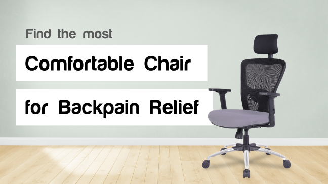 Comfy chair discount for back pain