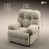 Green Soul® Shangri-La Single Seater Electric Recliner Sofa