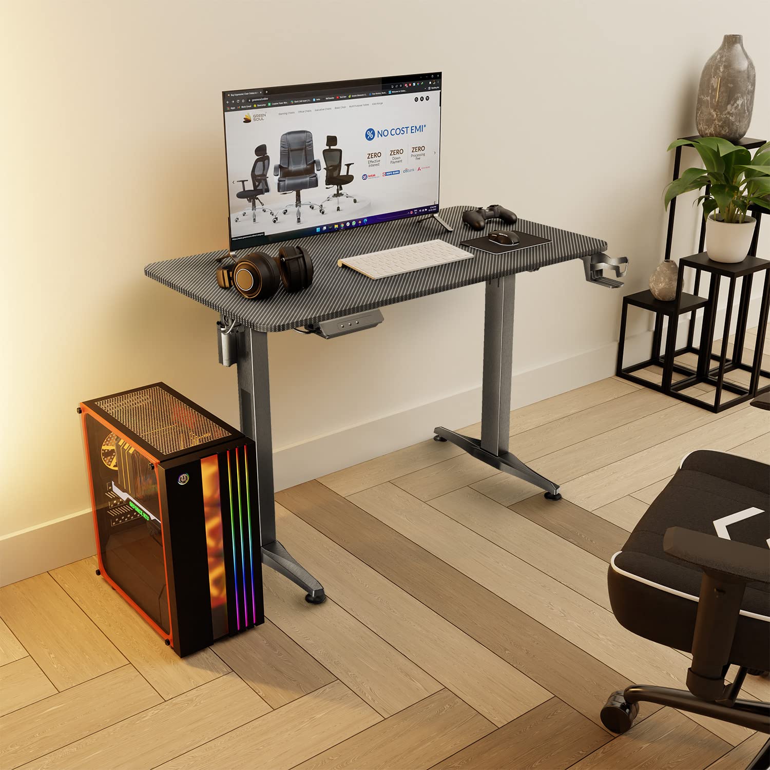 Renewed Green Soul Surface Lite Multi Purpose Table Renewed Green Soul Ergonomics Black  