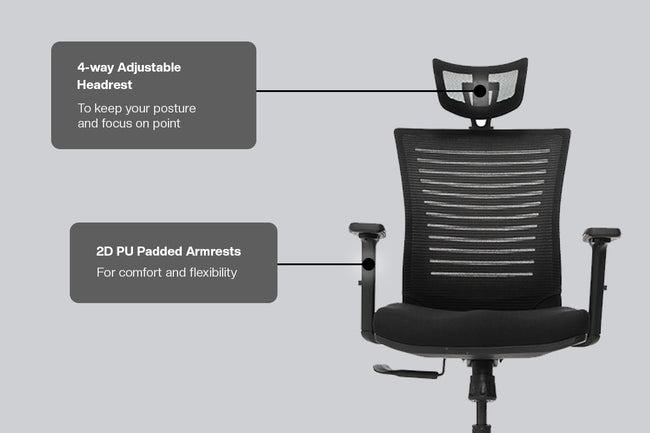 Green Soul Renewed Inspire High Back Mesh Office Chair Renewed Green Soul Ergonomics   