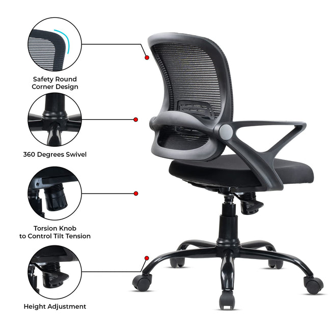 Green Soul Renewed Pebble Basic Chair Renewed Green Soul Ergonomics   
