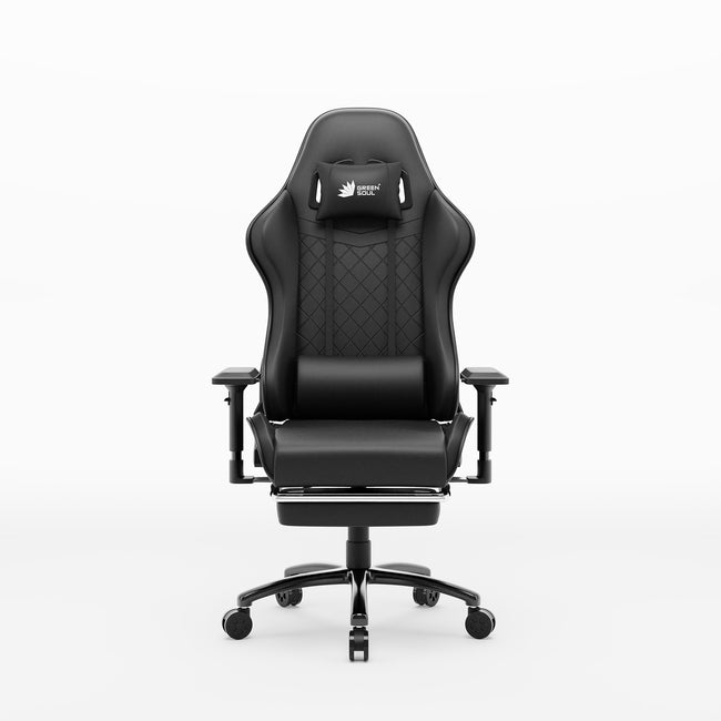 Green Soul Renewed Ghost Gaming Chair With Integrated Footrest