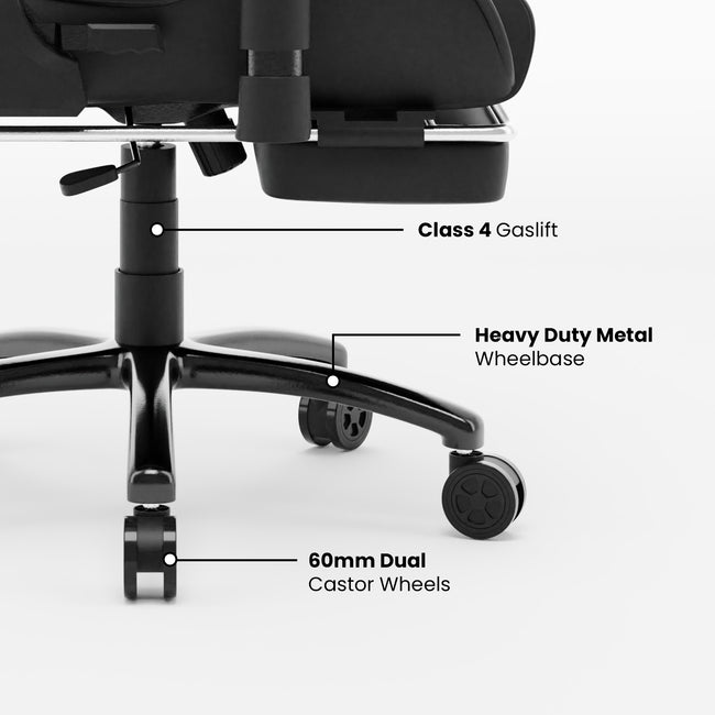 Green Soul Renewed Ghost Gaming Chair With Integrated Footrest