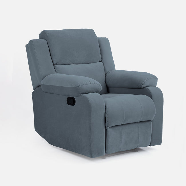 Green Soul Comfy Fabric Single Seater Recliner Recliner Green Soul Ergonomics   