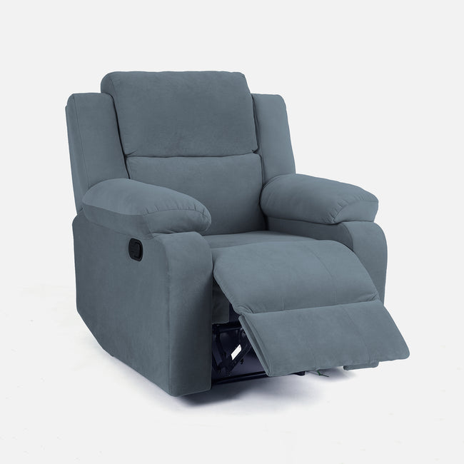 Green Soul Comfy Fabric Single Seater Recliner Recliner Green Soul Ergonomics   