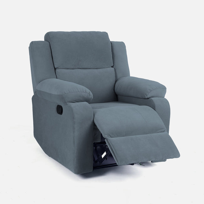 Green Soul Comfy Fabric Single Seater Recliner Recliner Green Soul Ergonomics   