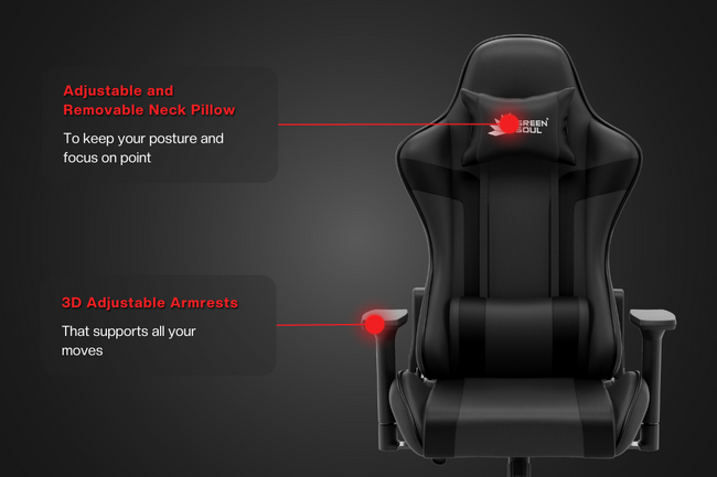 Green Soul Raptor 2.0 Racing Edition Gaming Chair Gaming Chair Green Soul Ergonomics   