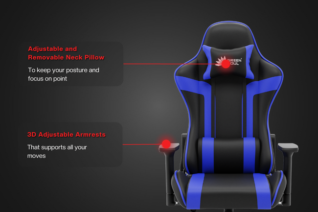 Green Soul Raptor 2.0 Racing Edition Gaming Chair Gaming Chair Green Soul Ergonomics   