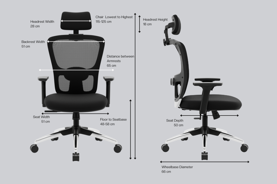 Green Soul Renewed Jupiter Superb High Back Office Chair Renewed Green Soul Ergonomics   