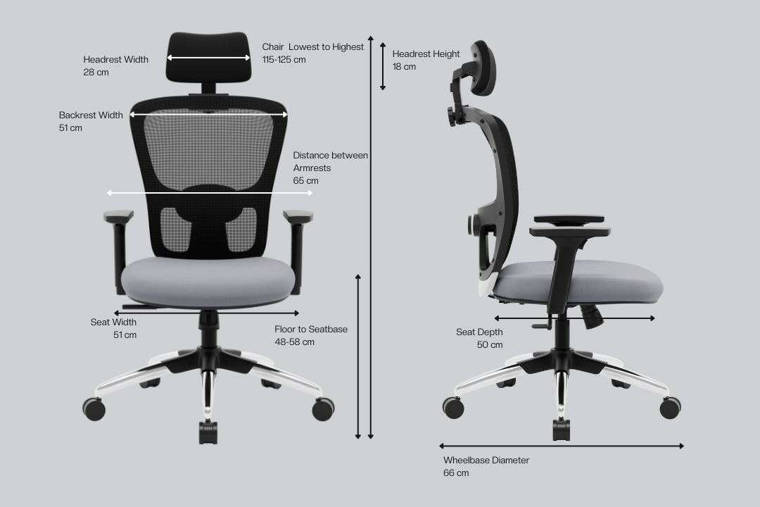 Green Soul Renewed Jupiter Superb High Back Office Chair Renewed Green Soul Ergonomics   