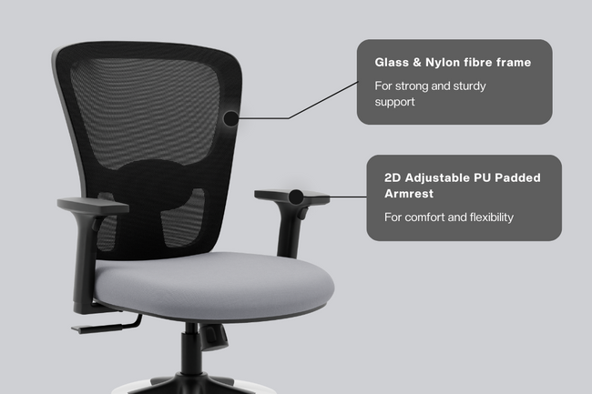 Green Soul Jupiter Superb Mid Back Mesh Office Chair Efficient Chairs Green Soul Ergonomics   
